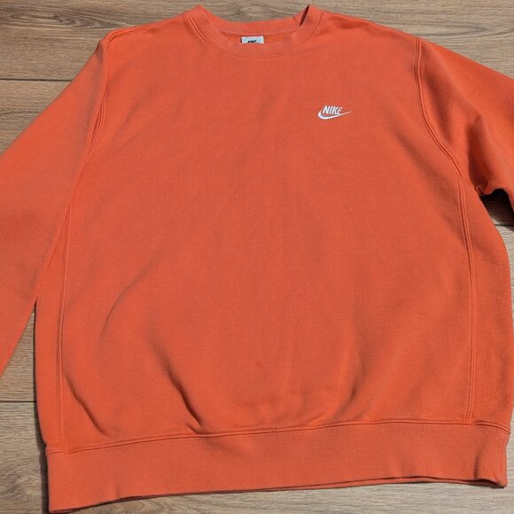 Nike Orange Crewneck Sweatshirt – Women’s Size M - Picture 4 of 6
